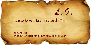 Laczkovits István névjegykártya